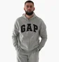 Толстовка чоловіча Gap Logo Zip Hoodie Grey 218871731