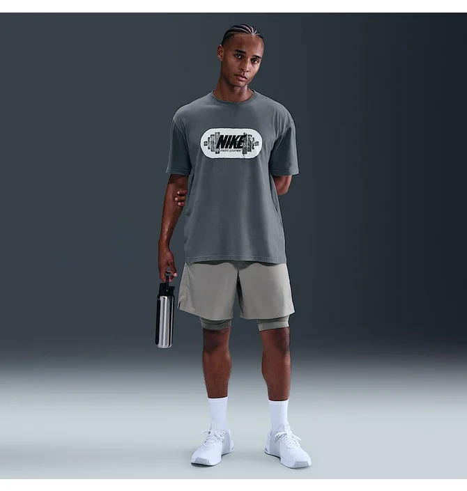 ᐉ Футболка чоловіча Nike M90 Gym Heritage Grey HV4133-084