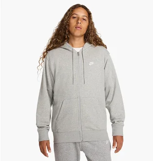 Толстовка мужская Nike Nk Club Ft Fleece Full-Zip Grey FN3884-063