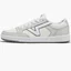 Кеды унисекс Vans Lowland Comfycush Shoe White/Grey VN0A7TNLBGF
