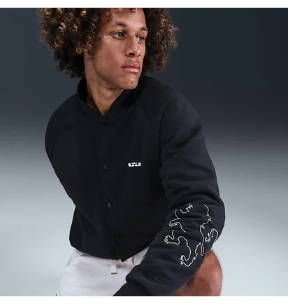 Бомбер чоловічий Nike Lj Tf Field Si Black HV3498-010