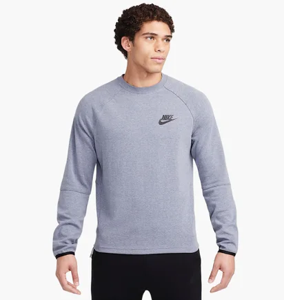 Свитшот мужской Nike Nsw Tech Fleece Crew Grey DD5257-451
