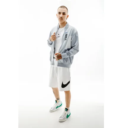 Куртка чоловіча Nike Nsw Hybrid Pk Tracktop Grey FB1626-043