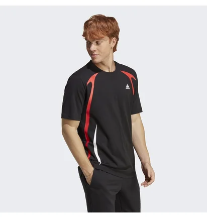 Футболка чоловіча Adidas Colorblock Tee Black Ic3702