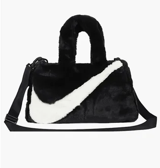 Сумка жіноча Nike Faux Fur Tote Bag Black DQ5804-010