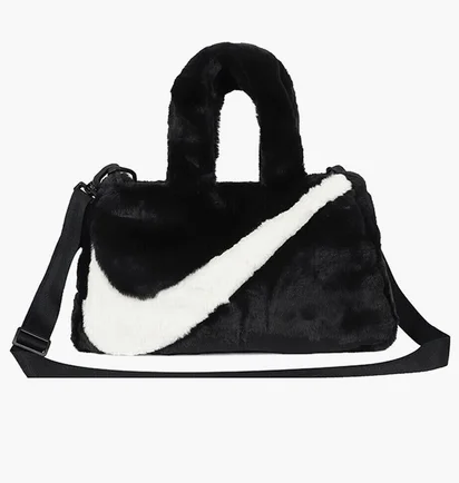 Сумка женская Nike Faux Fur Tote Bag Black DQ5804-010