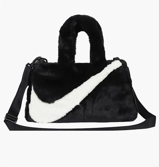 Сумка женская Nike Faux Fur Tote Bag Black DQ5804-010