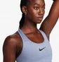 Топ женский Nike Swoosh High-Support Non-Padded Adjustable Sports Bra Light Blue DX6815-493