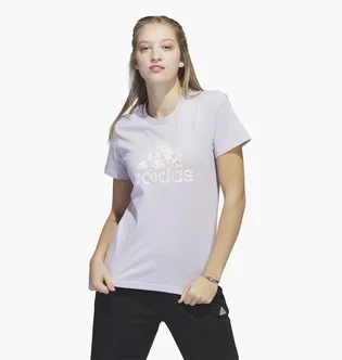 Футболка женская Adidas Floral Badge Of Sport Graphic Tee Pink H52232