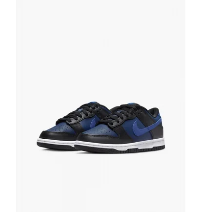 Кроссовки детские Nike Dunk Low Midnight Navy Black/Blue DH9765-402