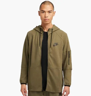 Толстовка мужская Nike Tech Fleece Lightweight Full-Zip Hoodie Olive DD5284-222
