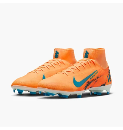 Бутсы унисекс Nike Superfly 10 Pro Km Orange IM9321-801