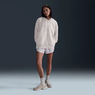 Толстовка жіноча Nike Phnx Plsh Fz White FZ1267-104