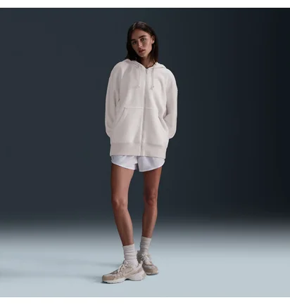 Толстовка женская Nike Phnx Plsh Fz White FZ1267-104