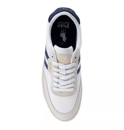 Кросівки чоловічі Ralph Lauren Court Beige/White 816845105002