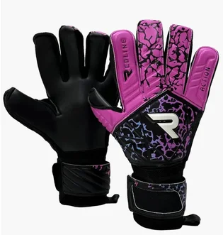 Рукавиці воротарські унісекс Redline Action Negative Purple Black/Pink RLM67