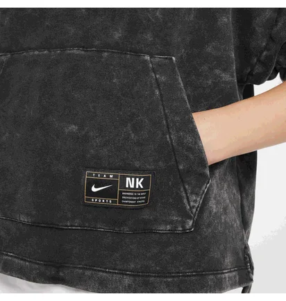 Худи детское Nike Cob Flc Po Hoodie Wash Black FZ5266-010