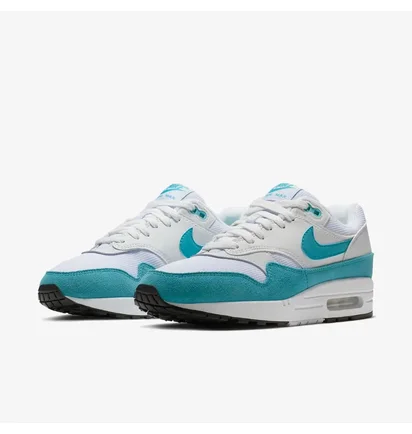 Кросівки жіночі Nike Air Max 1 Wmns White/Turquoise 319986-117