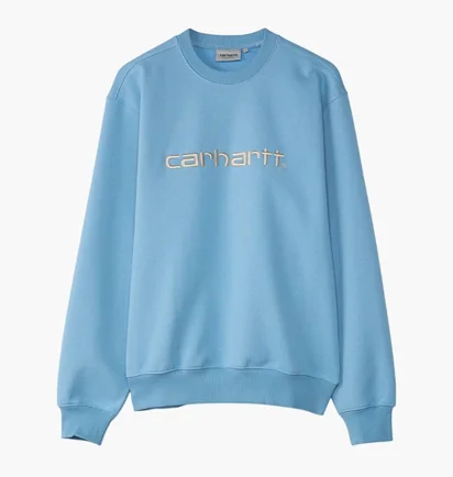 Світшот чоловічий Carhartt WIP Carhartt Light Blue I030546.2QKXX