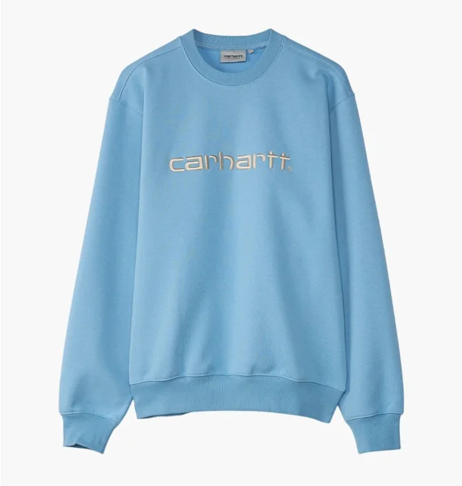 Світшот чоловічий Carhartt WIP Carhartt Light Blue I030546.2QKXX