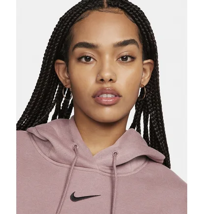 Худи женское Nike Sportswear Phoenix Fleece Over-Oversized Pullover Hoodie Bordo DQ5858-208