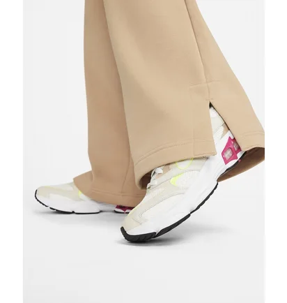 Штани жіночі Nike Sportswear Phoenix Fleece Wide Beige Dq5615-200