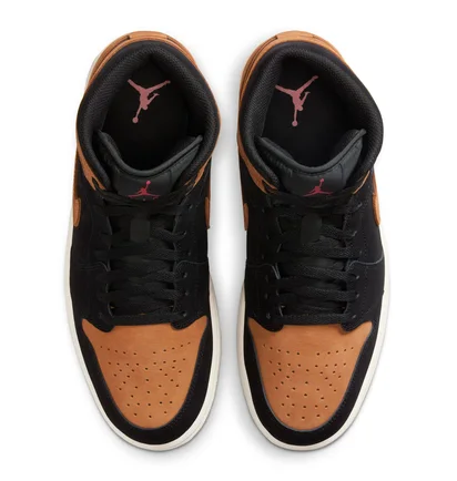 Кросівки чоловічі Air Jordan Mid Se Black/Brown HV4091-002