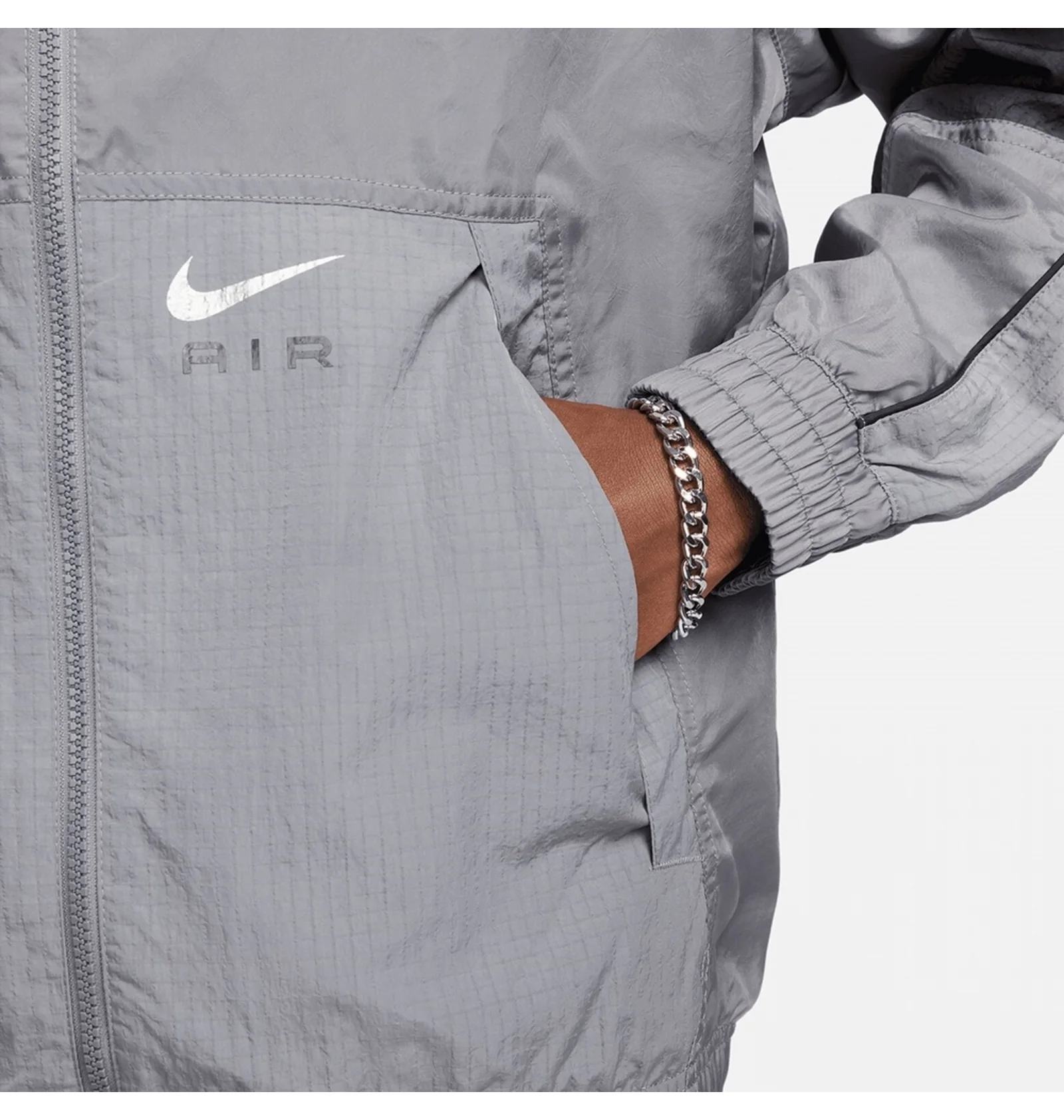 ᐉ Куртка мужская Nike Air MenS Woven Track Jacket Grey FN7687-065