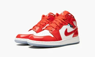 Кроссовки детские Air Jordan Air 1 Mid Se Red Dc7248-600
