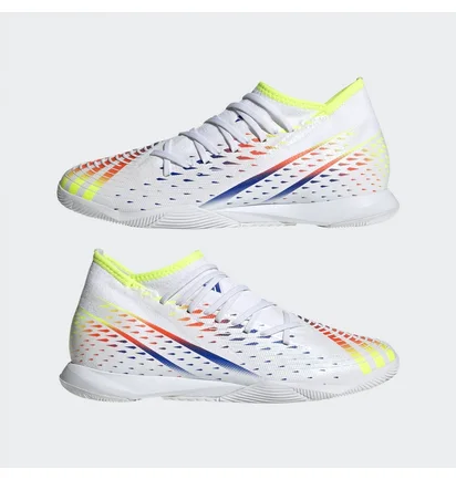 Футзалки унисекс Adidas Predator Edge.3 Indoor Soccer Shoes White Gv8517