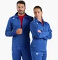 Олимпийка унисекс Arena Team Jacket Panel Knitted Poly Blue 004911-800
