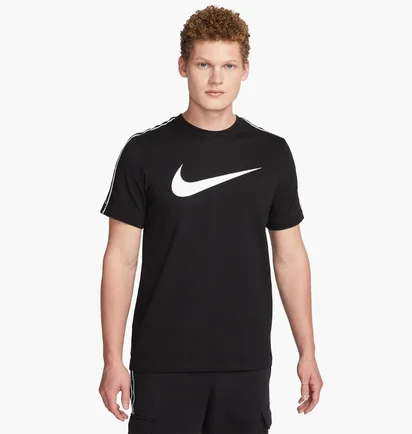 Футболка мужская Nike M Nsw Repeat Sw Ss Tee Black DX2032-011