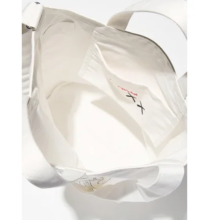 Сумка унисекс Uniqlo Kaws + Warhol Ut 2-Way White E473556-000