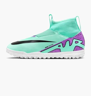Сороконіжки дитячі Nike Air Zoom Mercurial Superfly 9 Academy Tf Junior Turquoise DJ5616-300