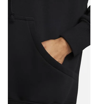 Толстовка женская Nike Nsw Phoenix Oversized Fleece Full-Zip Hoodie Black Dq5758-010