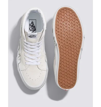 Кеды мужские Vans Suede Sk8-Hi Flame Shoe Beige VN0005UJWWW