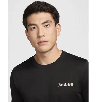 Футболка чоловіча Nike Dri-Fit Fitness T-Shirt Black FZ8044-010