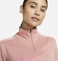 Кофта жіноча Nike 1/4 Dri-Fit Swoosh Peach FB4687-618