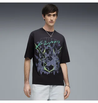 Футболка мужская Puma Tech-X Graphic Black 634422-01