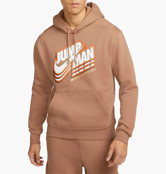 Худи мужское Nike Jumpman Core Fleece Po Hoodie “Archaeo Brown” Beige Dc9604-256