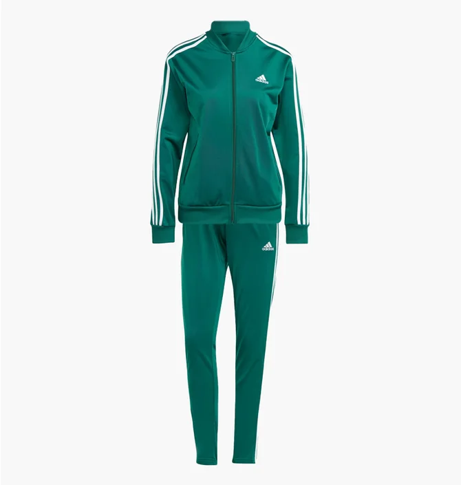 Спортивный костюм женский Adidas Essentials 3-Stripes Green IJ8785