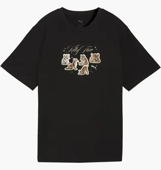 Футболка жіноча Puma Graphics Kitty Sticker Black 634589-01