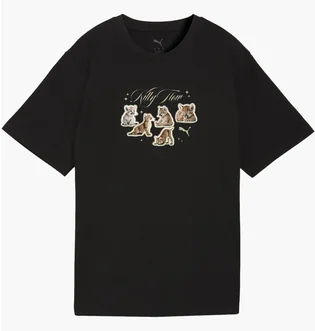 Футболка жіноча Puma Graphics Kitty Sticker Black 634589-01