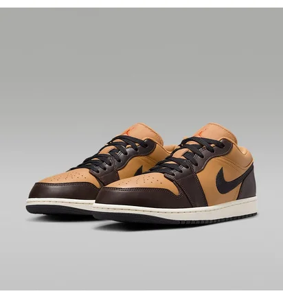 Кросівки чоловічі Air Jordan 1 Low Se Orange/Brown HQ3603-201