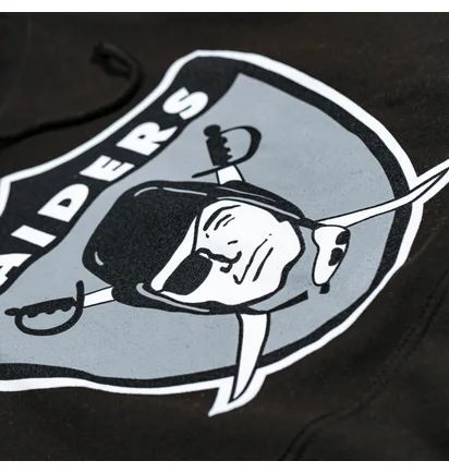 Худи мужское Mitchell & Ness Nfl Team Logo Hoody Oakland Raiders Black HDSSINTL1052-ORABLCK