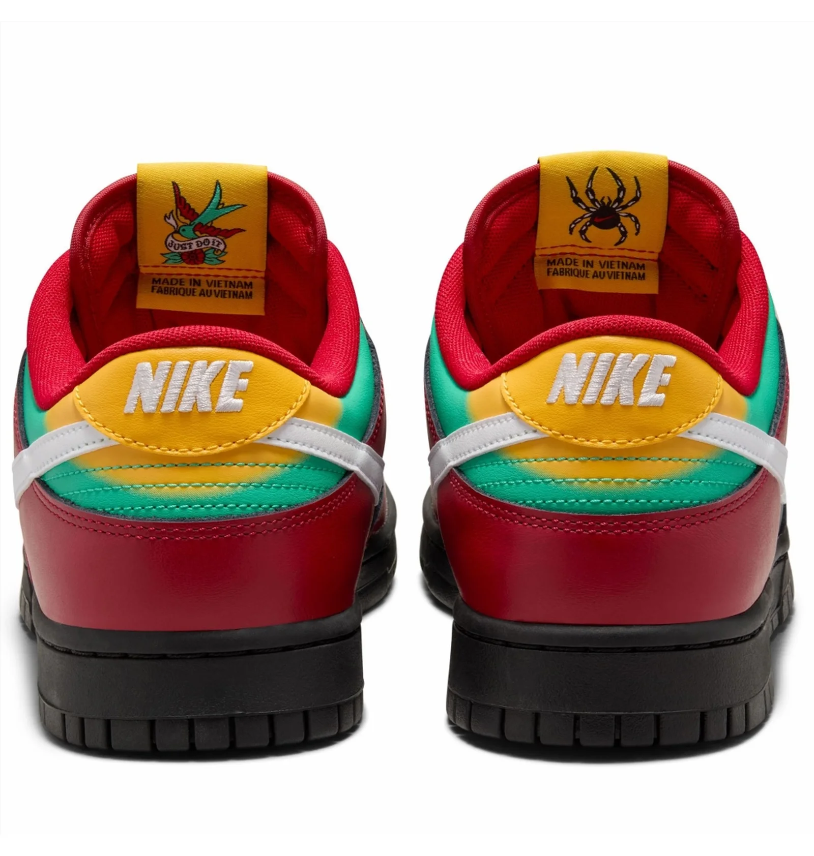 ᐉ Кросівки чоловічі Nike Dunk Low Retro Ltd Biker Tattoos Red