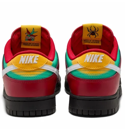 Кросівки чоловічі Nike Dunk Low Retro Ltd Biker Tattoos Red/Black FZ3057-001