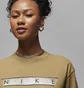 Лонгслив женский Air Jordan Long-Sleeve Graphic T-Shirt Olive FD7205-395