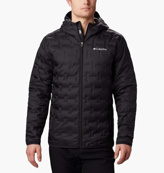 Пуховик чоловічий Columbia Delta Ridge Down Jacket Black Wo0954-010