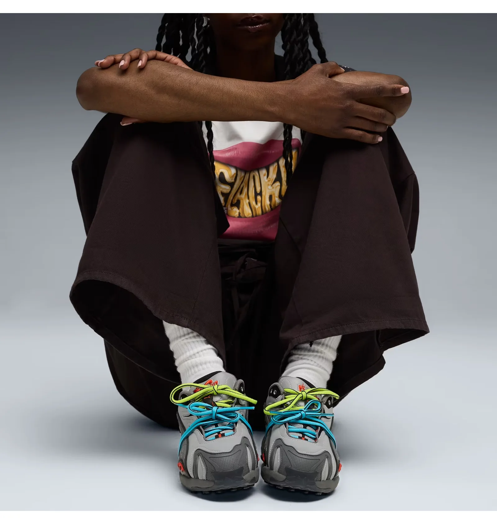 ᐉ Кросівки унісекс Puma A$Ap Rocky Inhale Mostro Reflective Grey